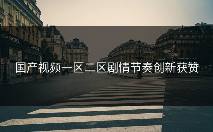 国产视频一区二区剧情节奏创新获赞