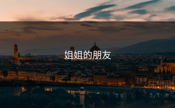 姐姐的朋友
